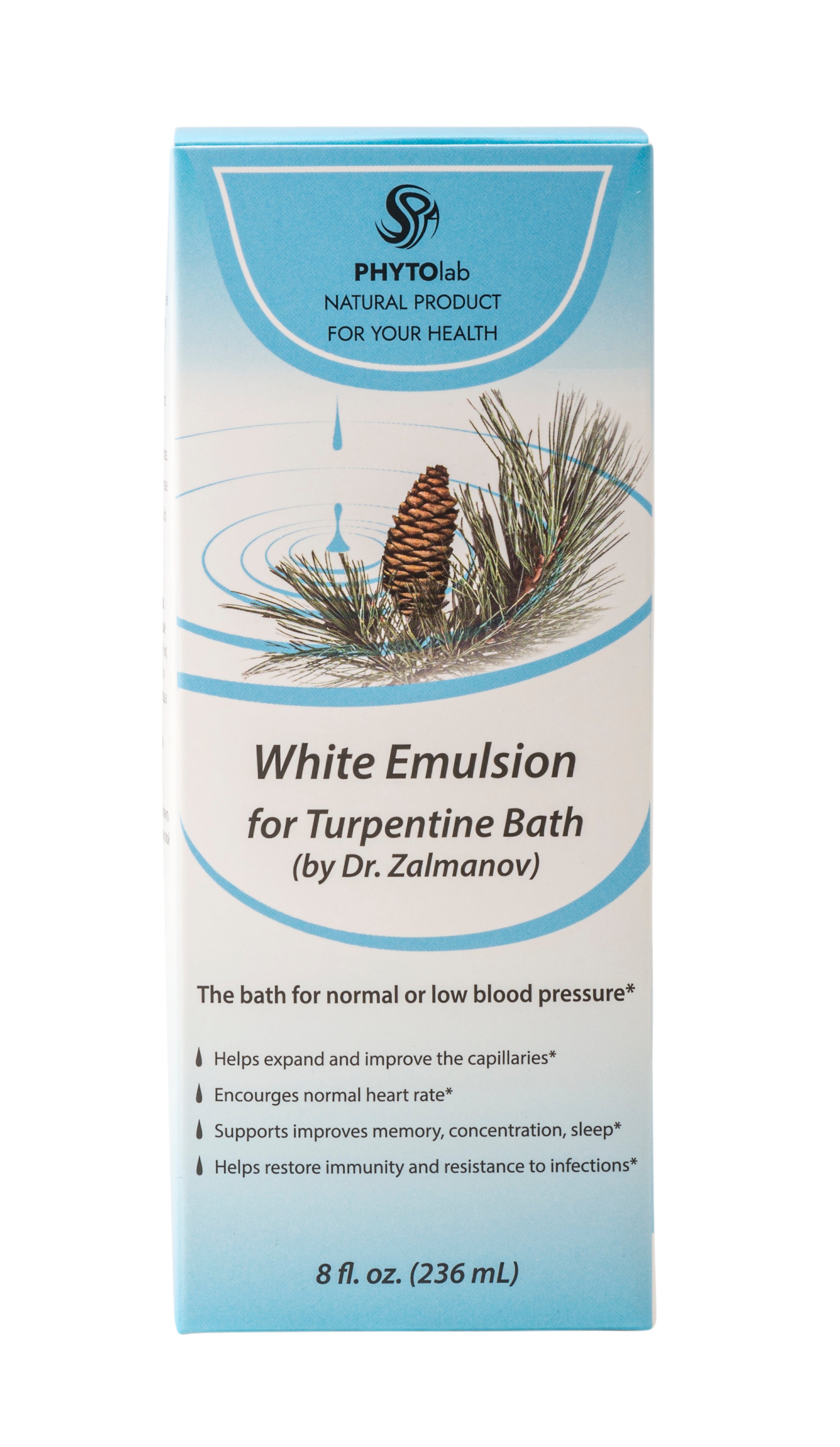 White Turpentine Rejuvenating Bath Emulsion by Dr. Zalmanov