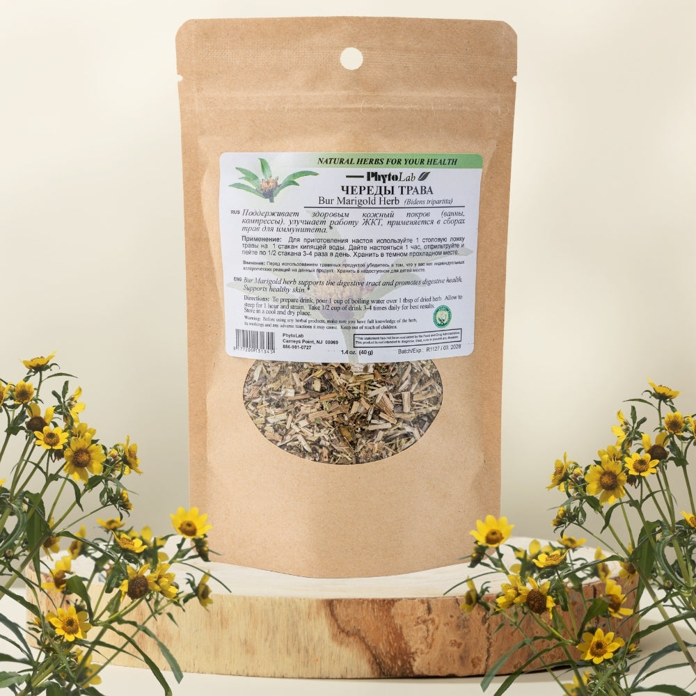 bur marigold seeds Bur Marigold Herb - 1.4 oz (40 g) - Dried Herbal Tea for Digestive Sup