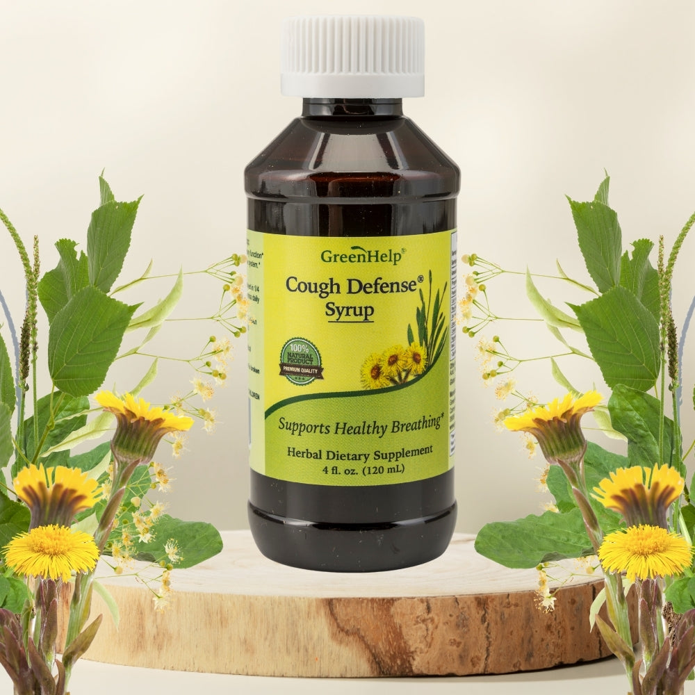 Cough Defense Syrup - 4 fl oz (120 ml) - Supports Respiratory