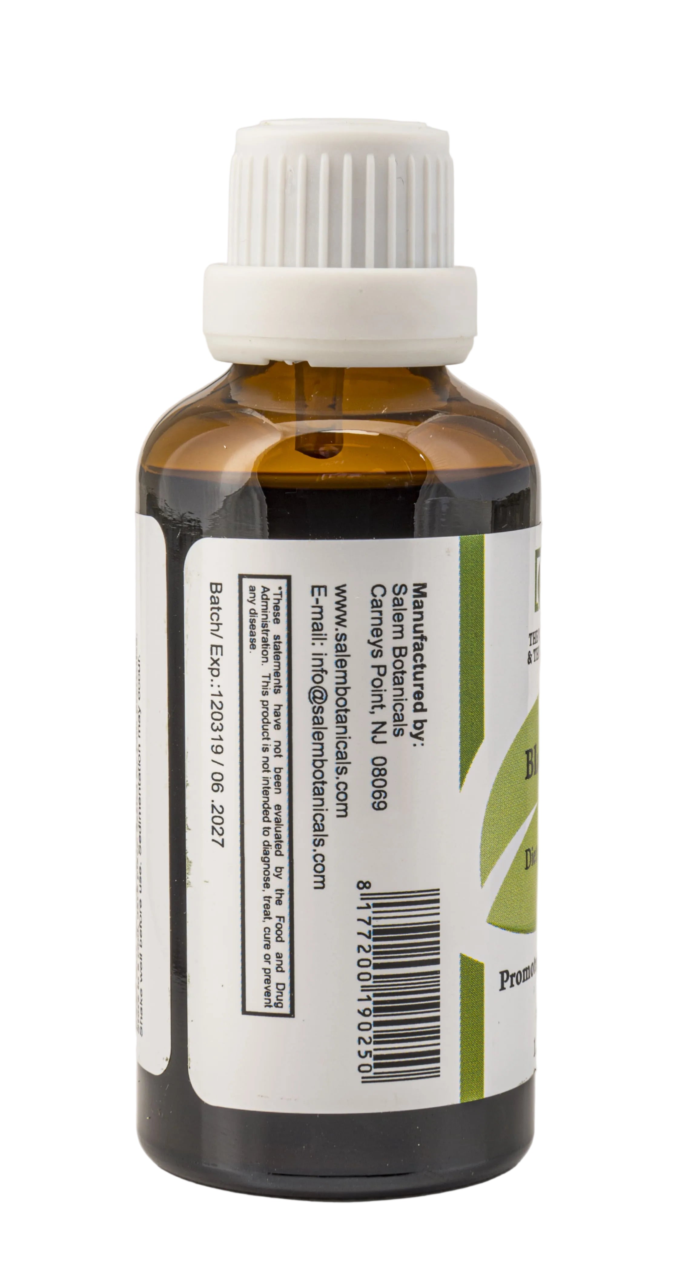 Black Walnut Hull Liquid Extract - 1.7 fl oz - Supports Digestive Health & Intestinal Balance