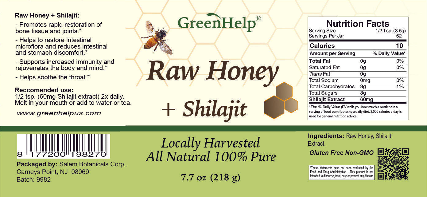 Raw Honey with Shilajit