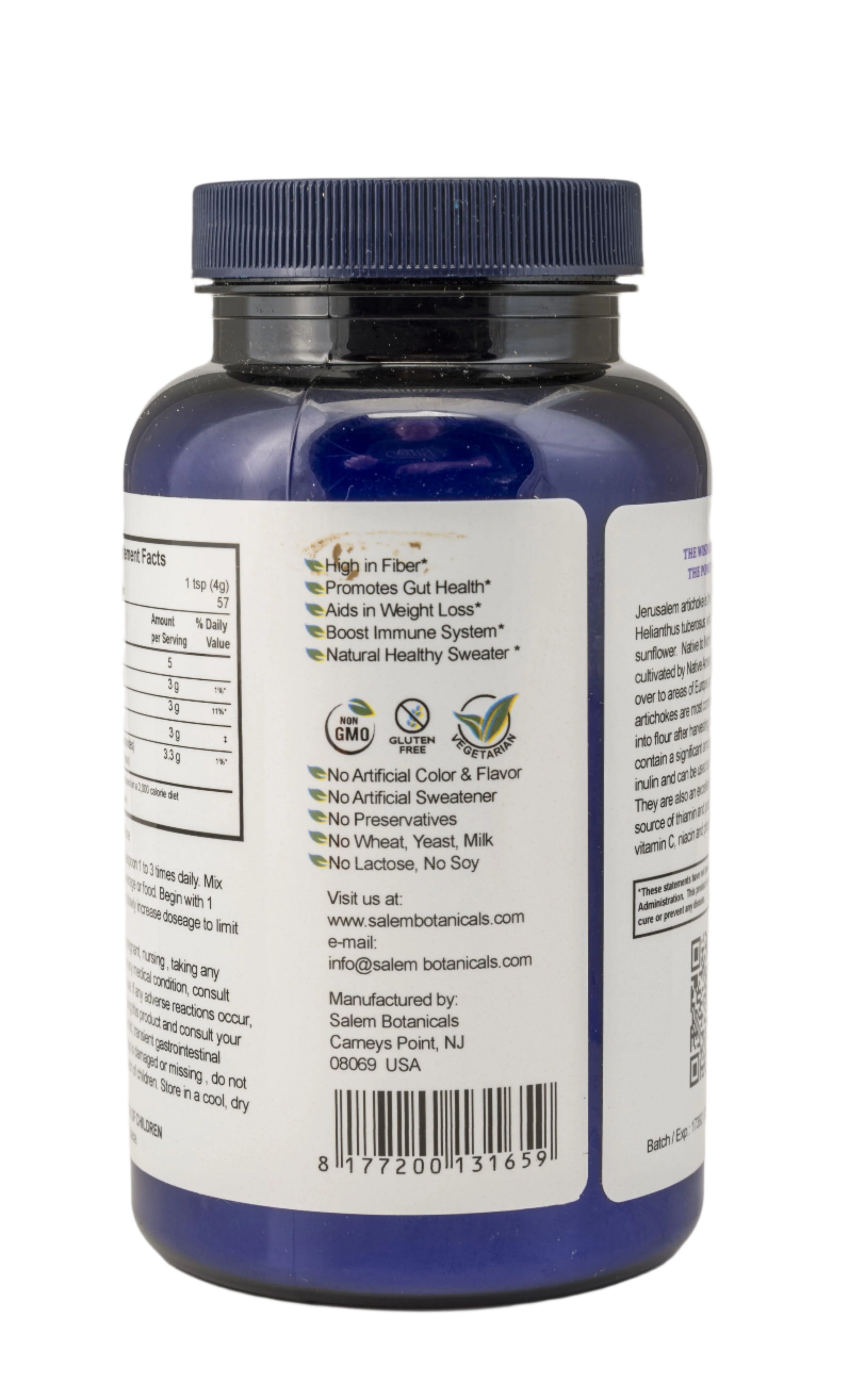 Jerusalem Artichoke Powder