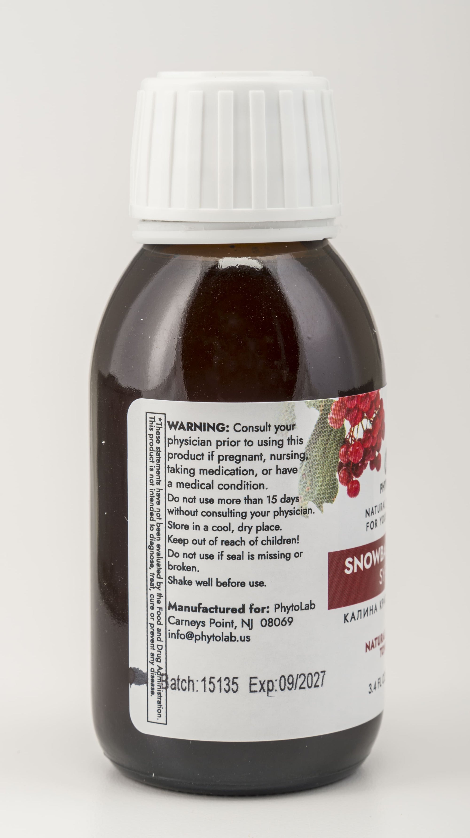 Snowball Berry Syrup