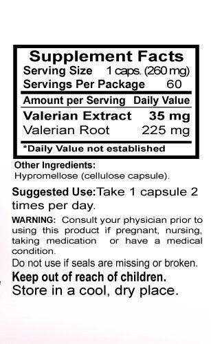 Evening Valerian Extract Capsules