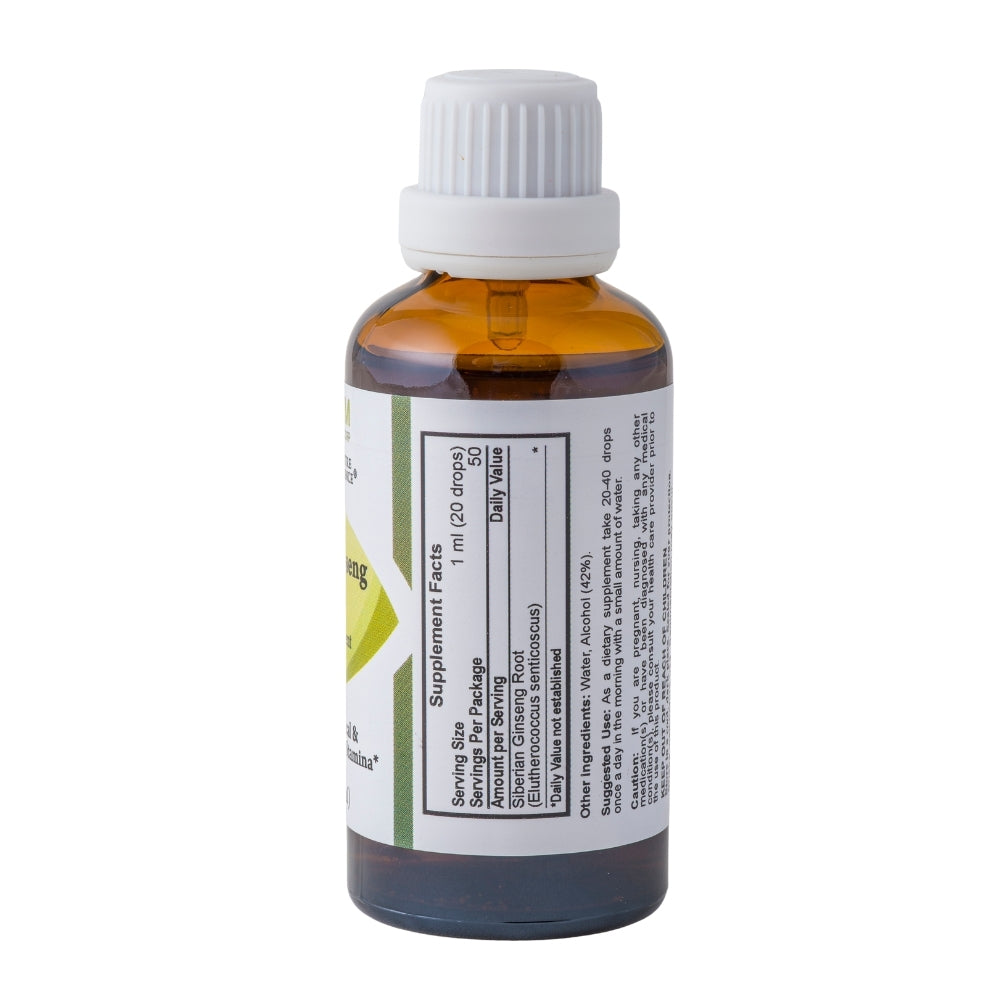 Siberian Ginseng Liquid Extract - 1.7 fl oz - Herbal Extract for