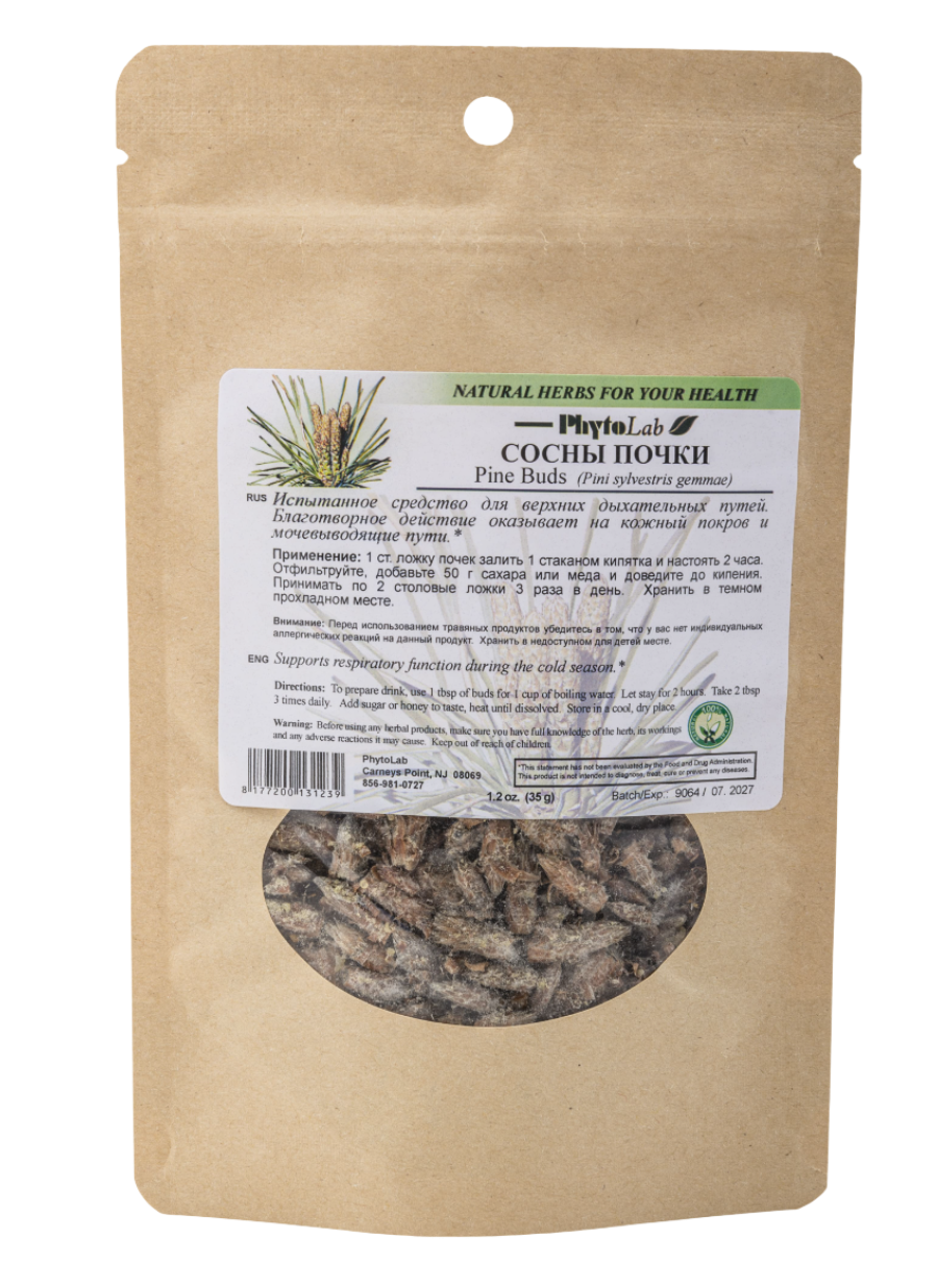 Pine Buds - 1.2 oz (35 g) - Dried Buds to Support Respiratory & Seasonal Wellness