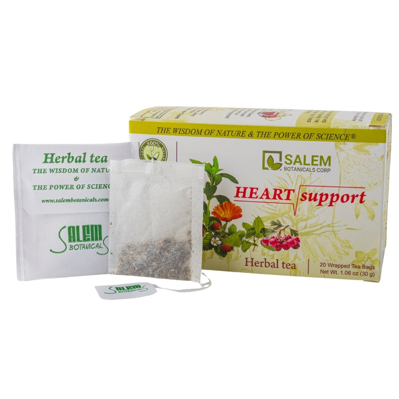 Heart Support Tea - 20 Tea Bags - Herbal Tea for Cardiovascular Health & Overall Wellness