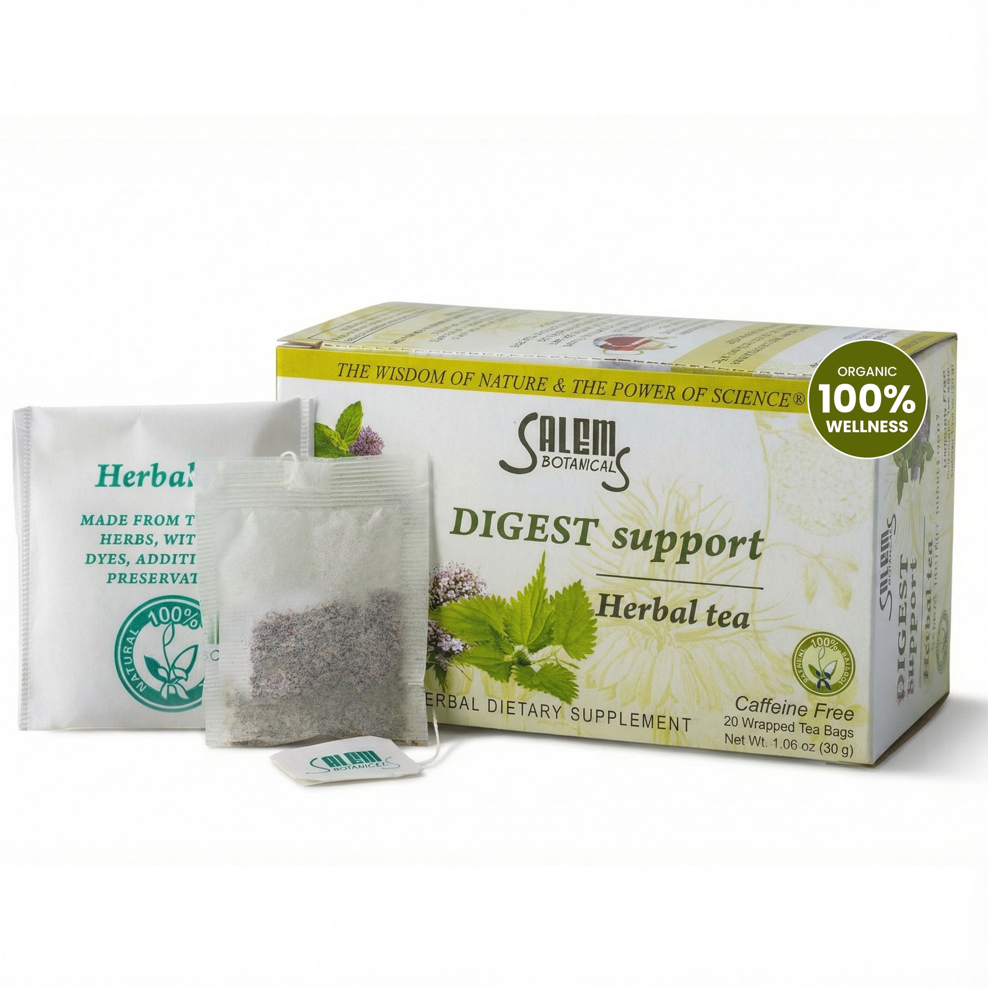Digestion Support Tea - 20 Tea Bags - Herbal Tea for Healthy Digestion & Digestive Comfort