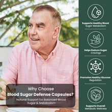 Blood Sugar Defense Capsules - 60 Capsules -Herbal Capsules for Healthy Blood Sugar Metabolism & Reduce Sugar Cravings