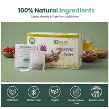 Breathe Better Tea - 20 Tea Bags - Herbal Tea For Respiratory & Lung Support