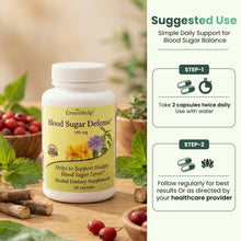 Blood Sugar Defense Capsules - 60 Capsules -Herbal Capsules for Healthy Blood Sugar Metabolism & Reduce Sugar Cravings