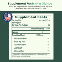 Blood Pressure Support Tea - 20 Tea Bags - Herbal Tea for Cardiovascular & Circulatory Support