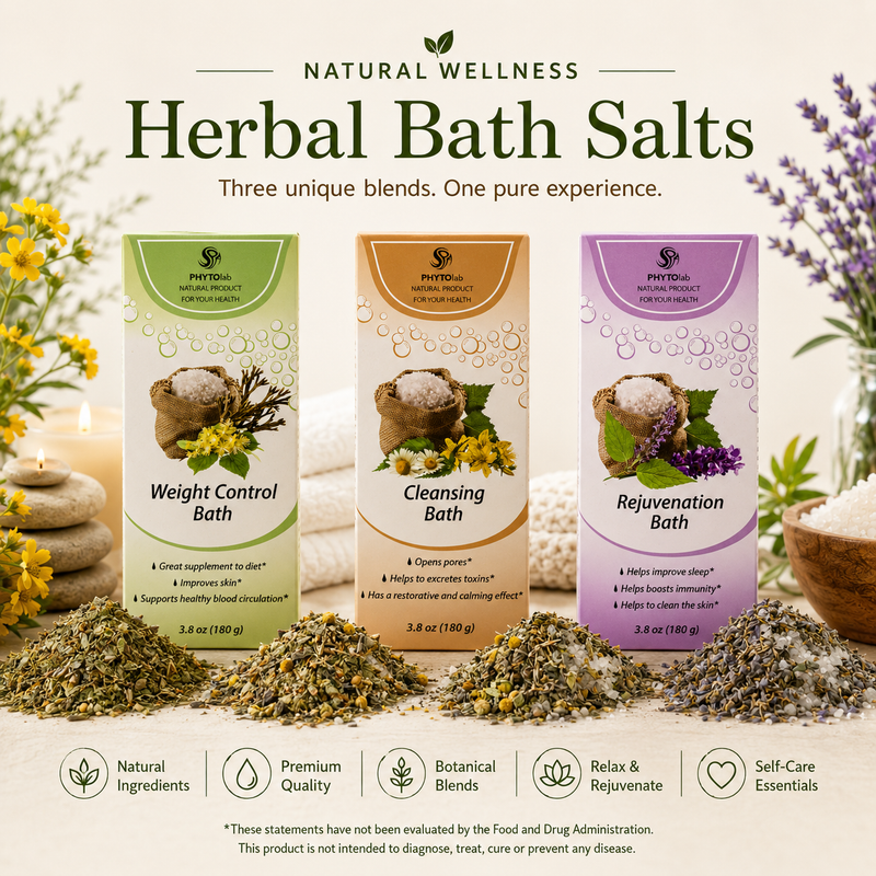 Herbal Bath Salts | Natural Wellness Soaks