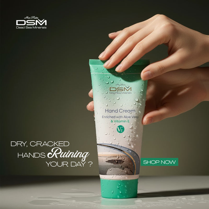 Nourishing Hand Cream with Dead Sea Minerals, Aloe Vera & Vitamin E