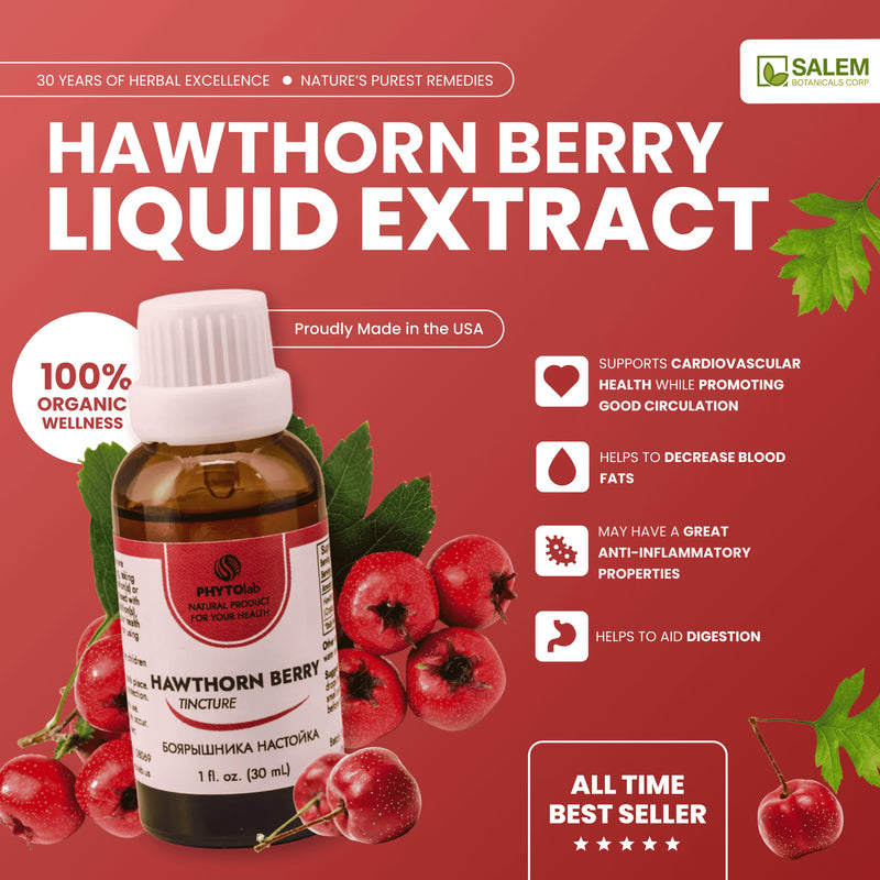 Hawthorn Berry Liquid Extract (1 fl oz)