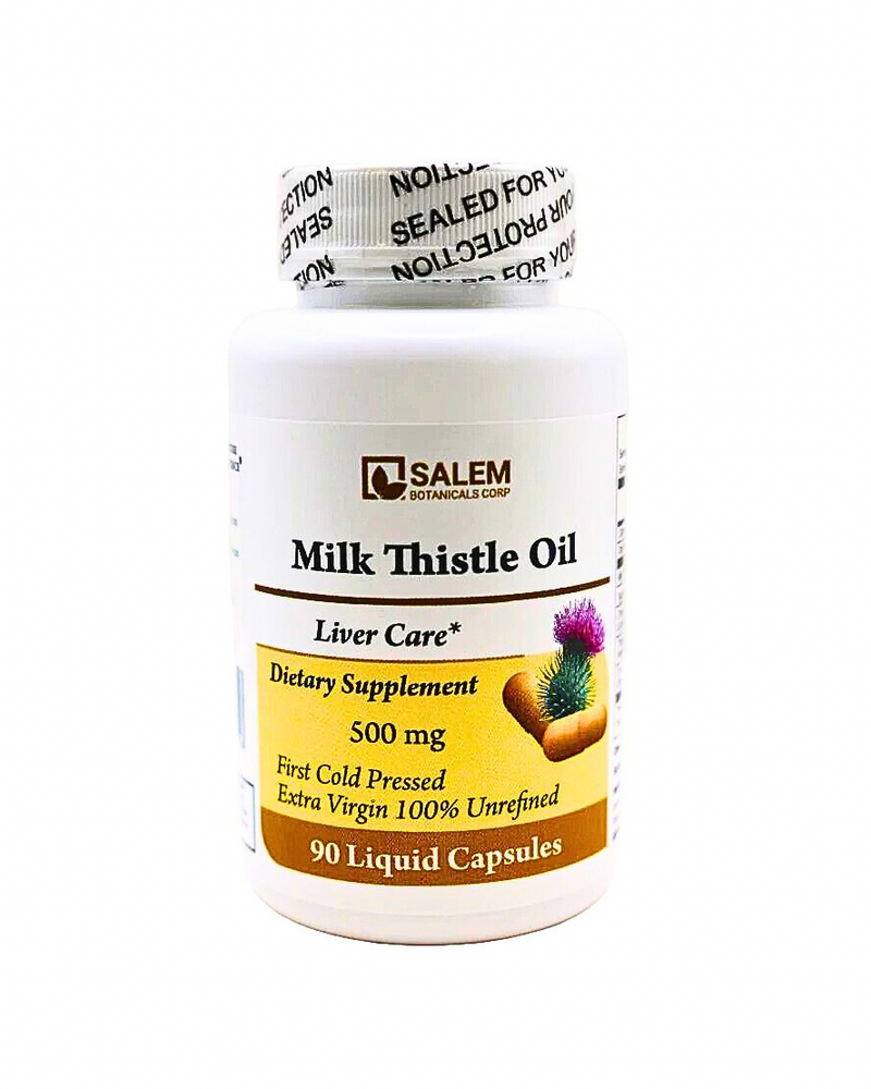 Milk Thistle Oil Liquid Gels - 500 mg