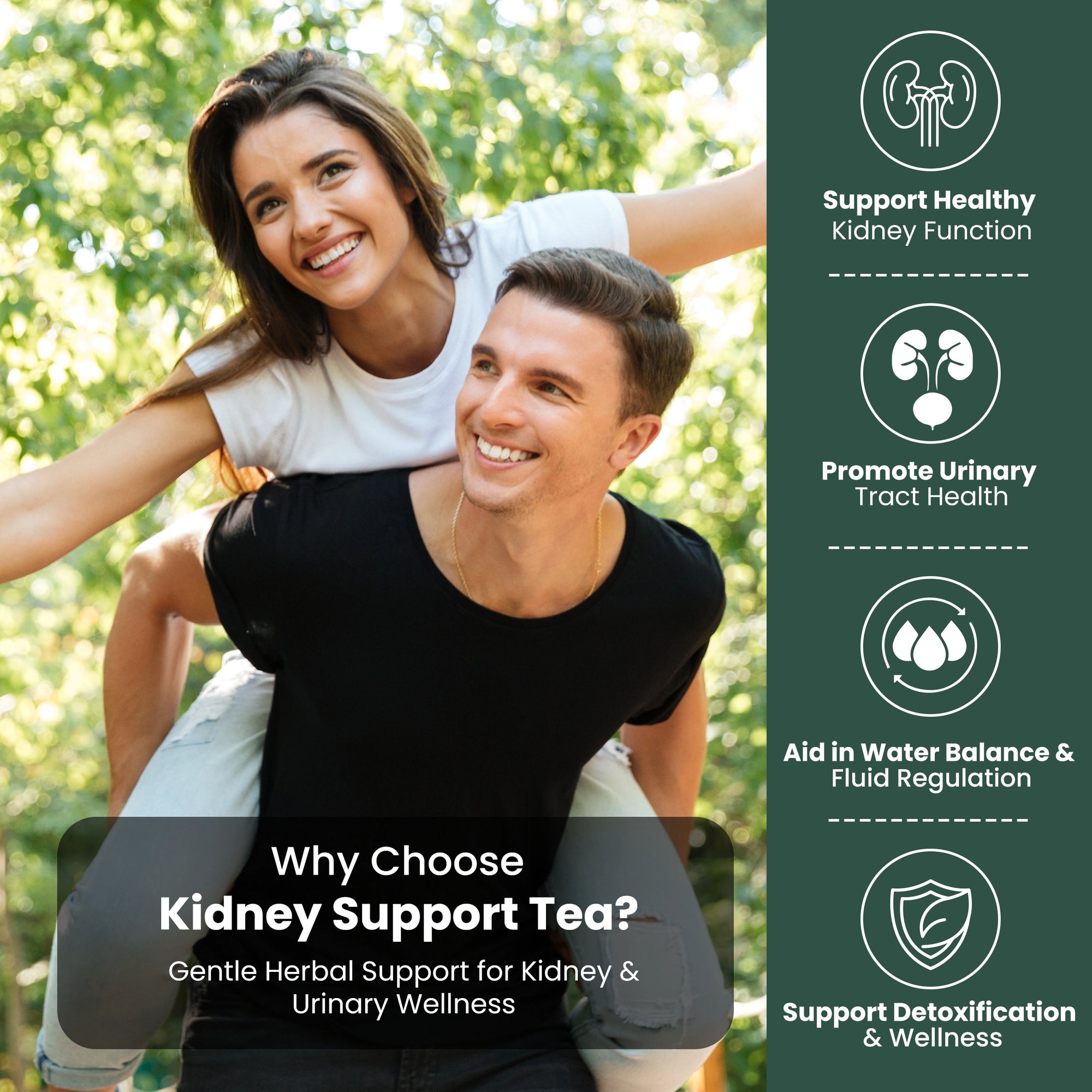 Kidney Support Tea - 20 Tea Bags - Herbal Tea for  Kidney & Urinary Health Support