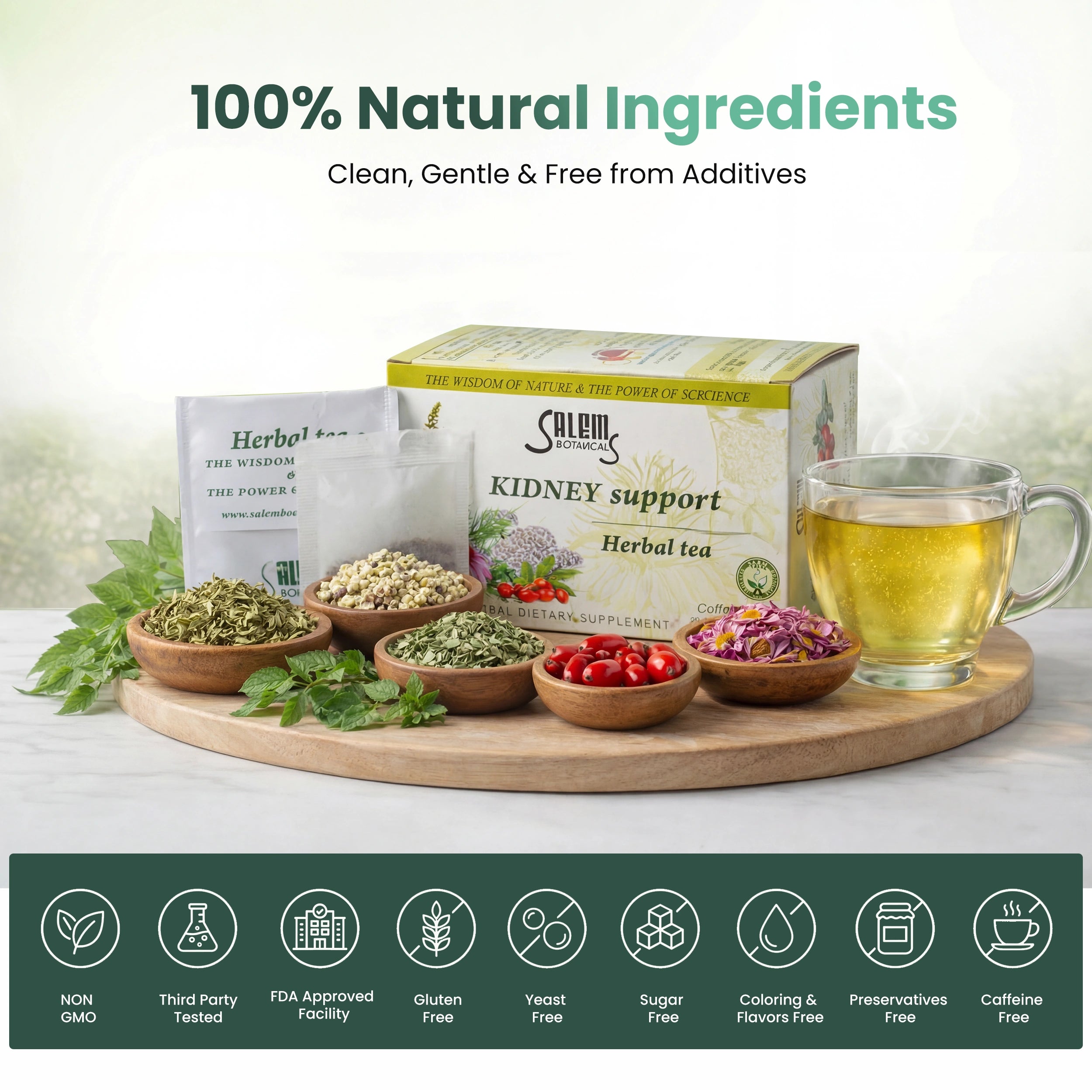 Kidney Support Tea - 20 Tea Bags - Herbal Tea for  Kidney & Urinary Health Support