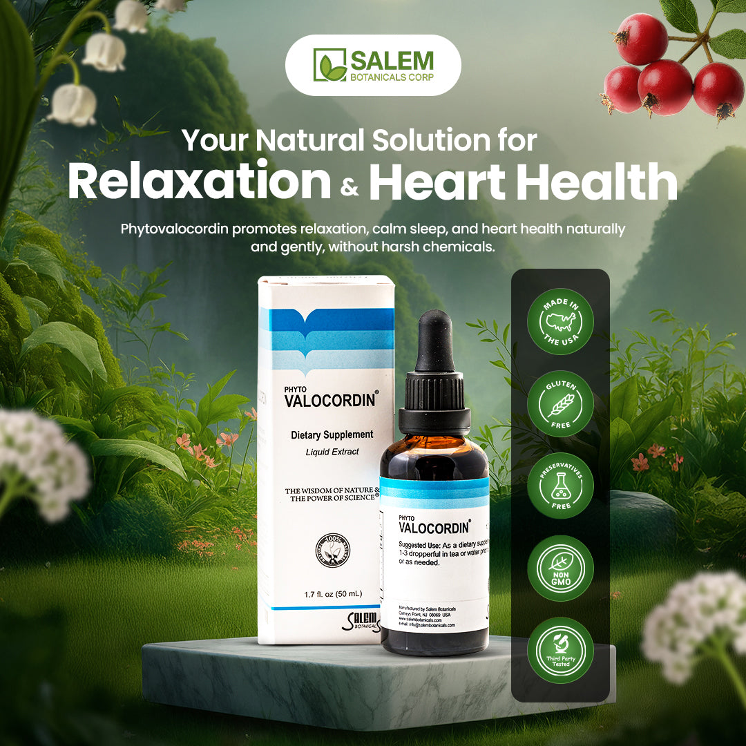 Phytovalocordin - Herbal Drops for Relaxation & Heart Wellness - 1.7 fl. oz.