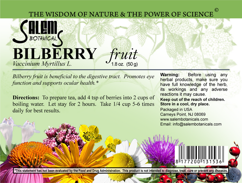 Bilberry Fruits
