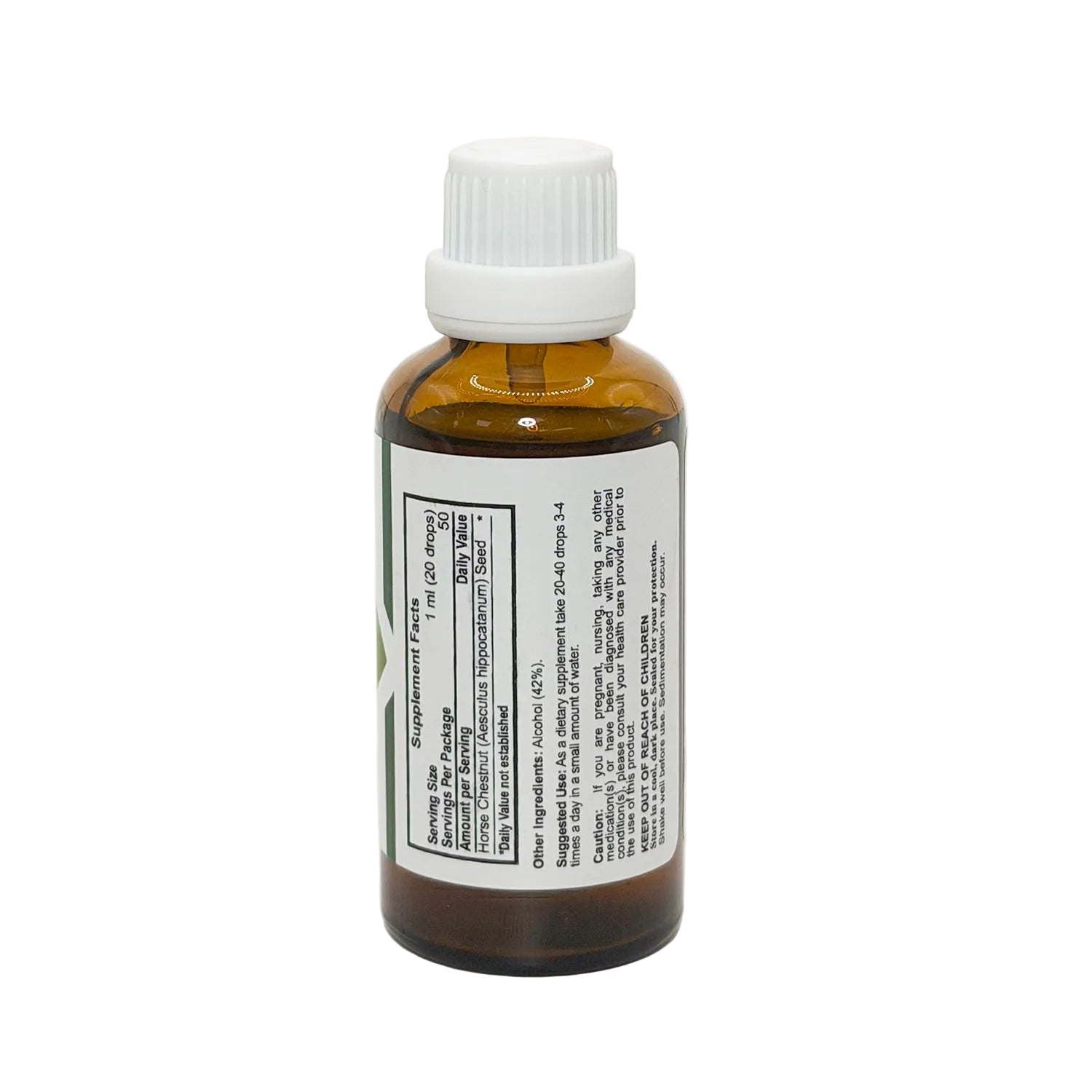 Horse Chestnut Liquid Extract - 1 fl. oz - Supports Healthy Blood Circulation in Leg Veins