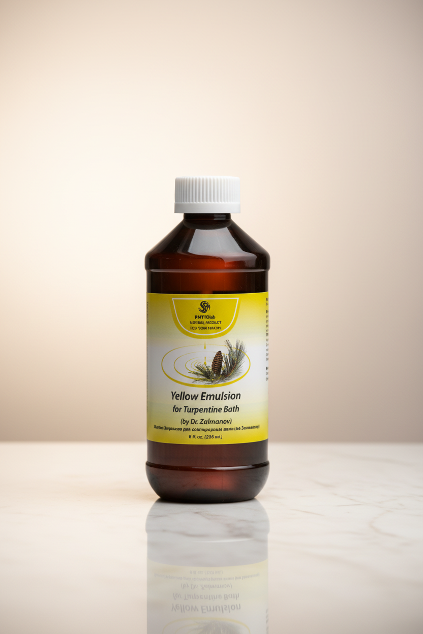 White & Yellow Turpentine Rejuvenating Bath Emulsions