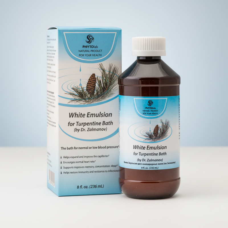 White & Yellow Turpentine Rejuvenating Bath Emulsions