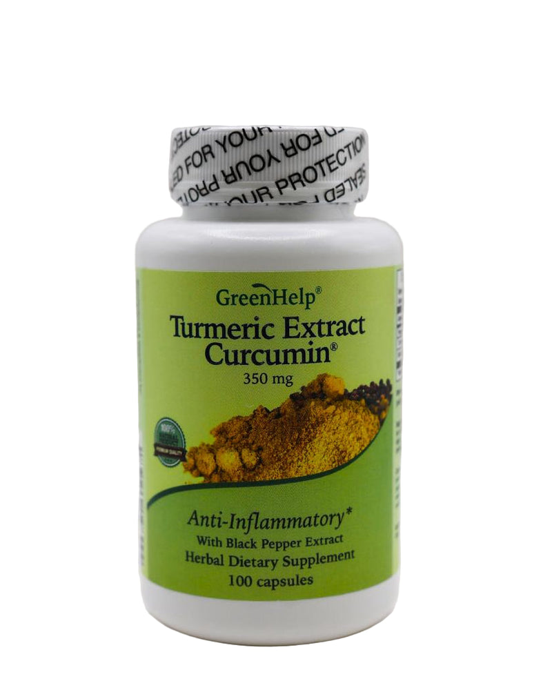 Turmeric Extract & Black Pepper Capsules - Pack of 100 Capsules