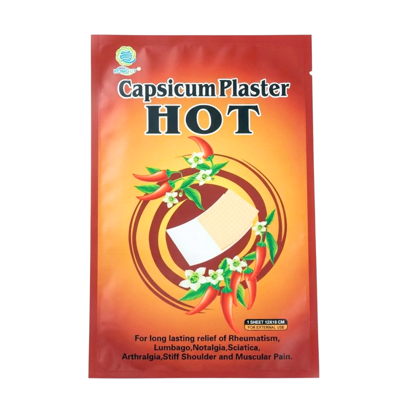 Capsicum Heat Pain Patch — Long‑Lasting Relief (1 Sheet per Pack)