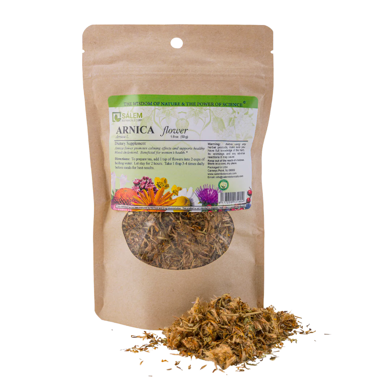 Arnica Flower - 1.8 oz (50 g) - Dried Flowers Herbal Tea for Immune Support, Joint Health & Seasonal Wellness