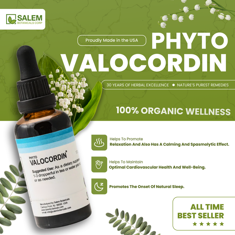 Phytovalocordin - Herbal Drops for Relaxation & Heart Wellness - 1.7 fl. oz.