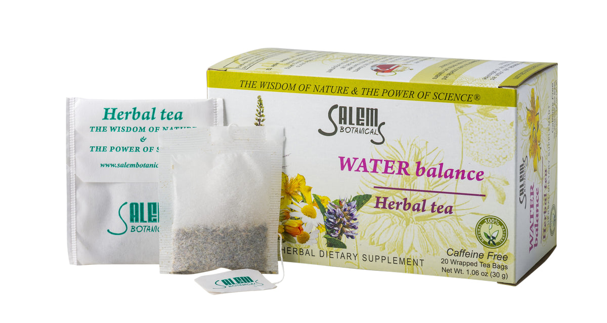 Water Balance Tea - 20 Tea Bags - Supports Fluid Balance & Natural Diuretic Function