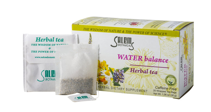 Water Balance Tea - 20 Tea Bags - Supports Fluid Balance & Natural Diuretic Function
