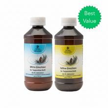 White & Yellow Turpentine Rejuvenating Bath Emulsions