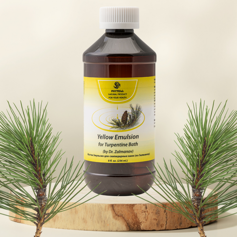 Yellow Turpentine Rejuvenating Bath Emulsion by Dr. Zalmanov