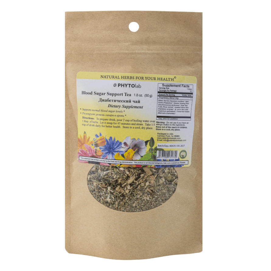 Blood Sugar Support Tea - 1.8 oz - Herbal Blend for Blood Sugar Support & Overall Wellness