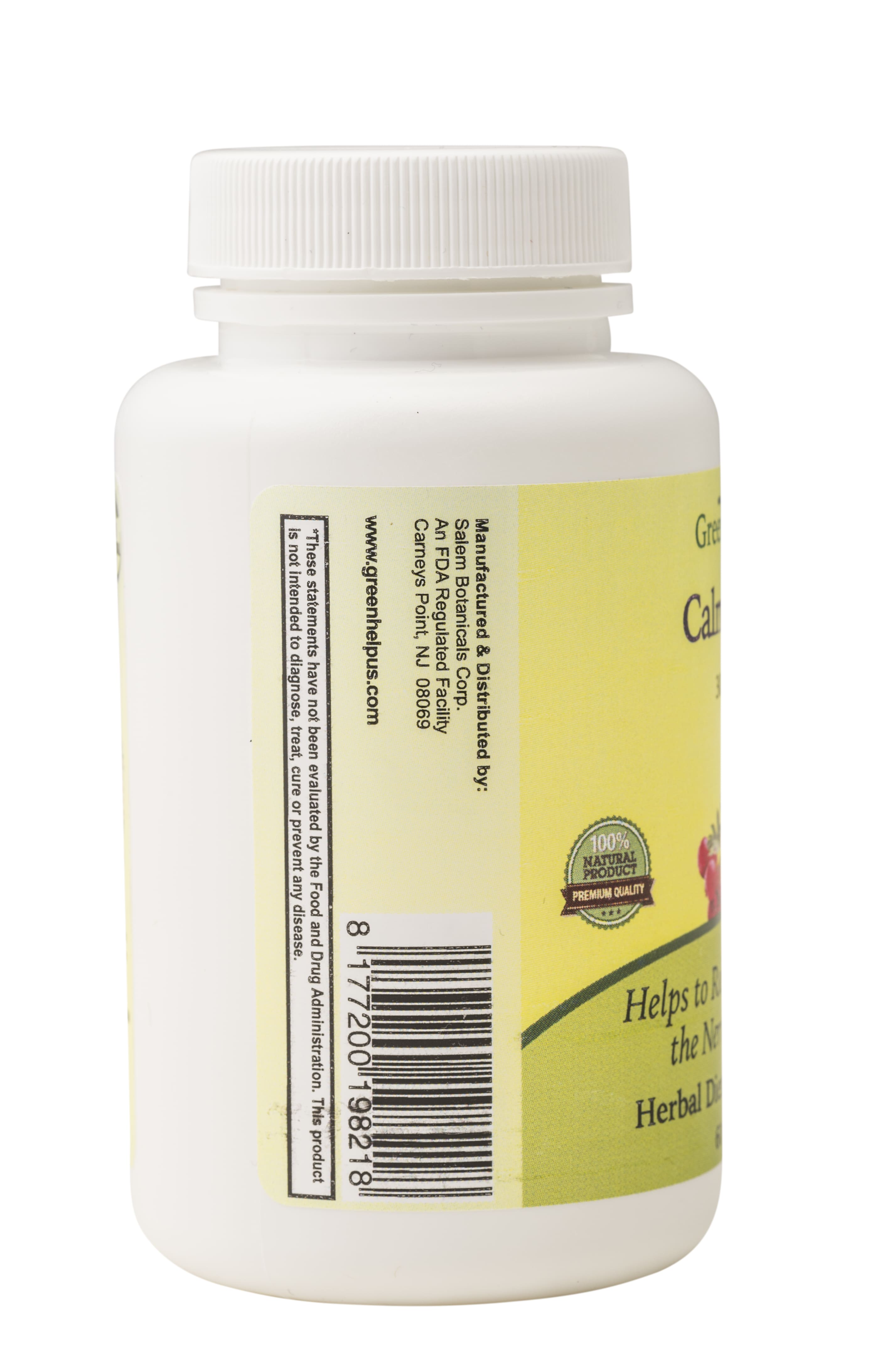 Calm Aid Capsules - 60 Capsules - Herbal Capsules for Calm Mind