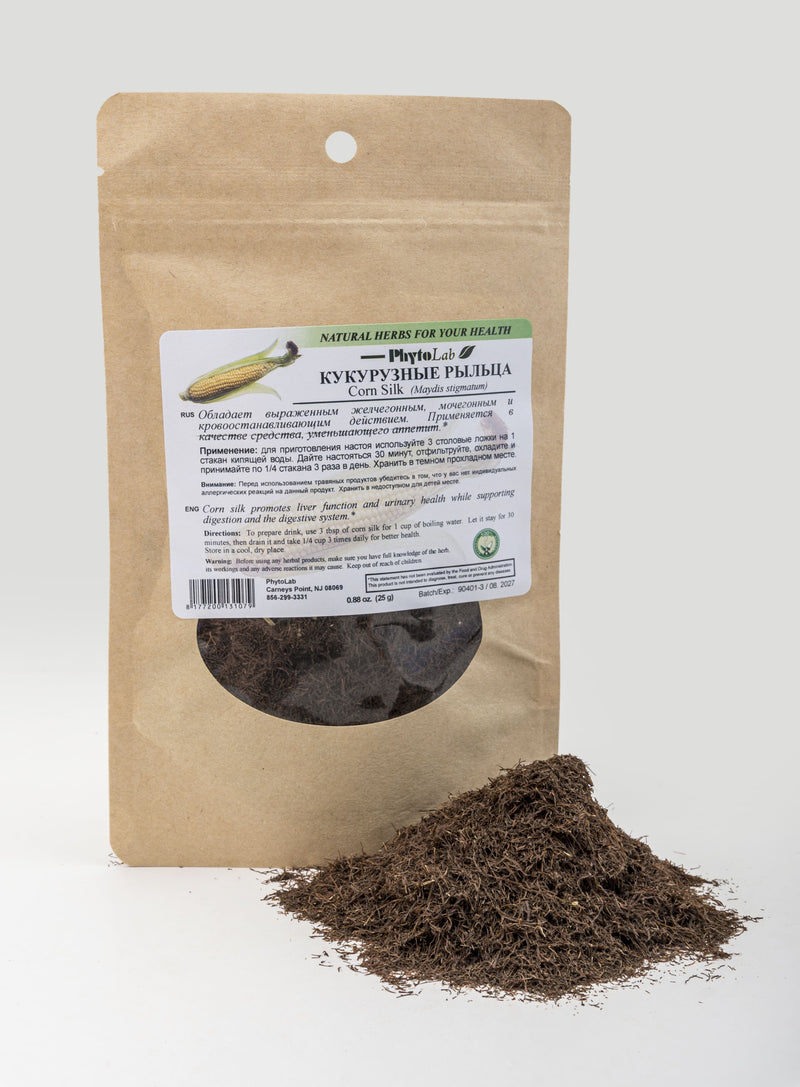 Corn Silk - 0.88 oz (25 g) - Herbal Tea for Urinary Health, Liver Support & Digestive Wellness