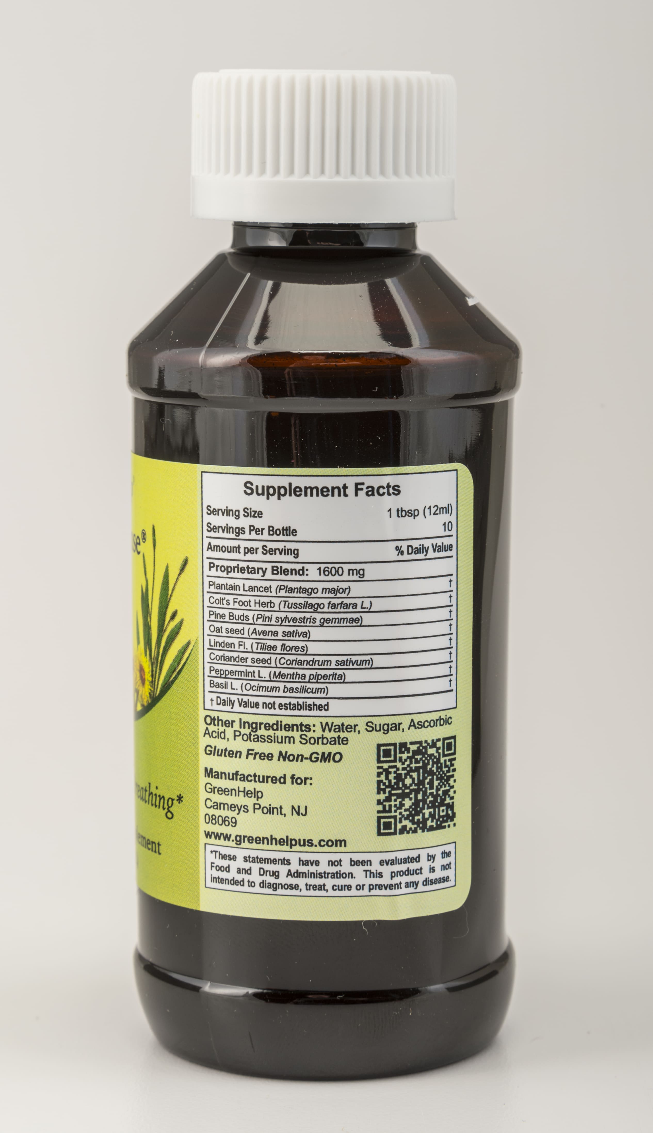 Cough Defense Syrup - 4 fl oz (120 ml) - Supports Respiratory