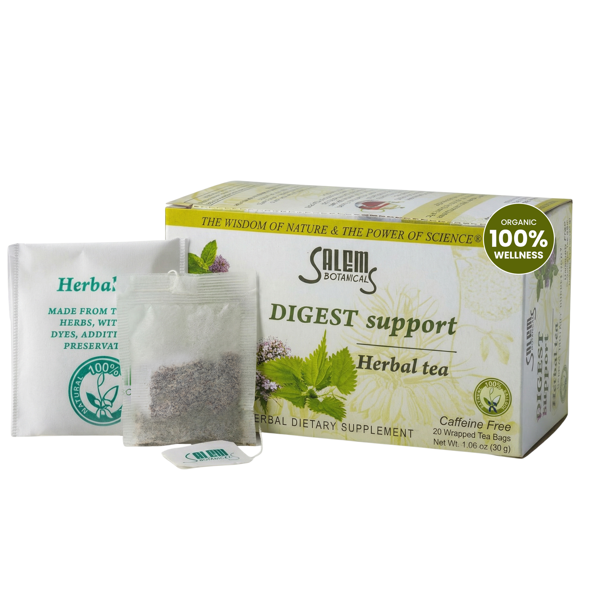 Digestion Support Tea - 20 Tea Bags - Herbal Tea for Healthy Digestion & Digestive Comfort