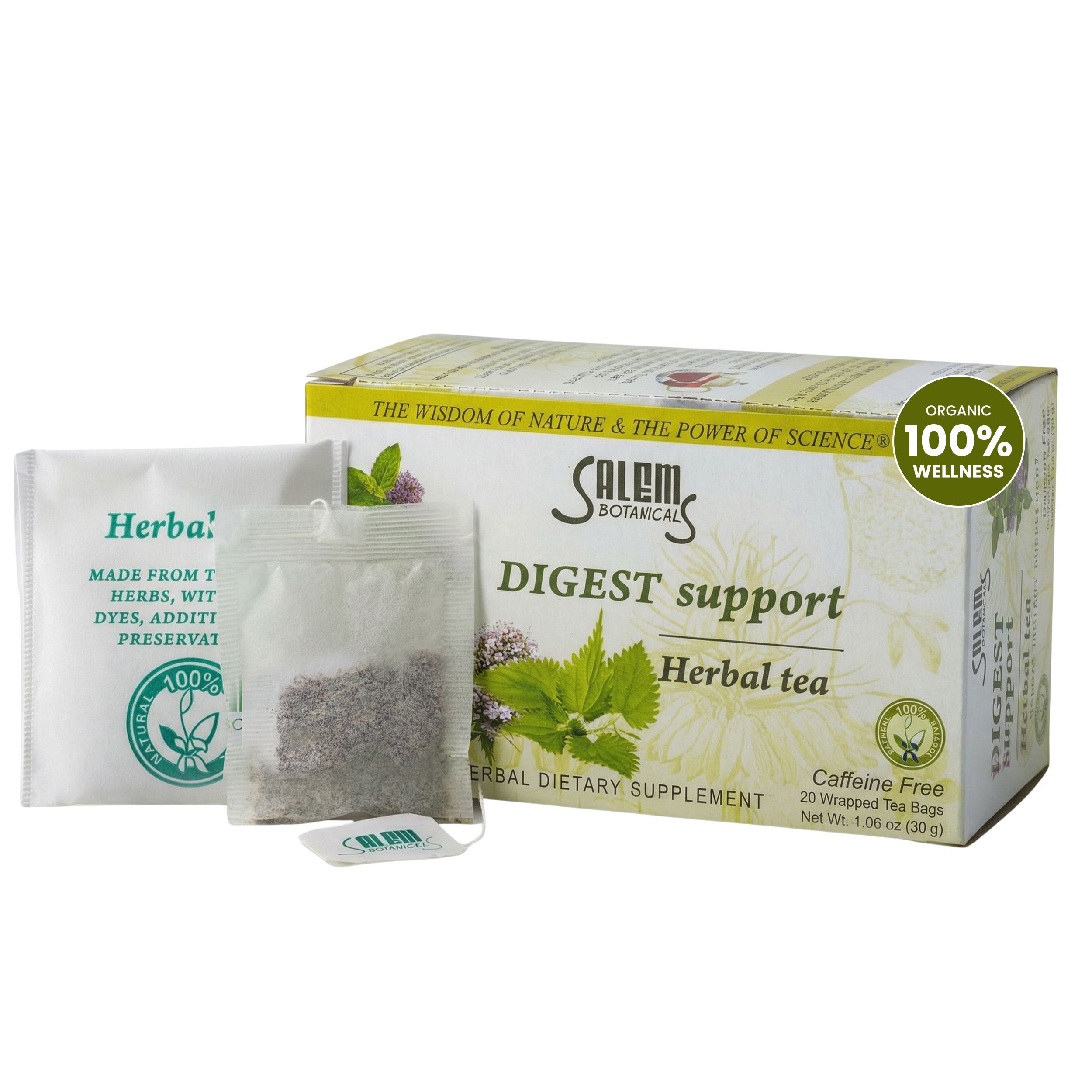 Digestion Support Tea - 20 Tea Bags - Herbal Tea for Healthy Digestion & Digestive Comfort