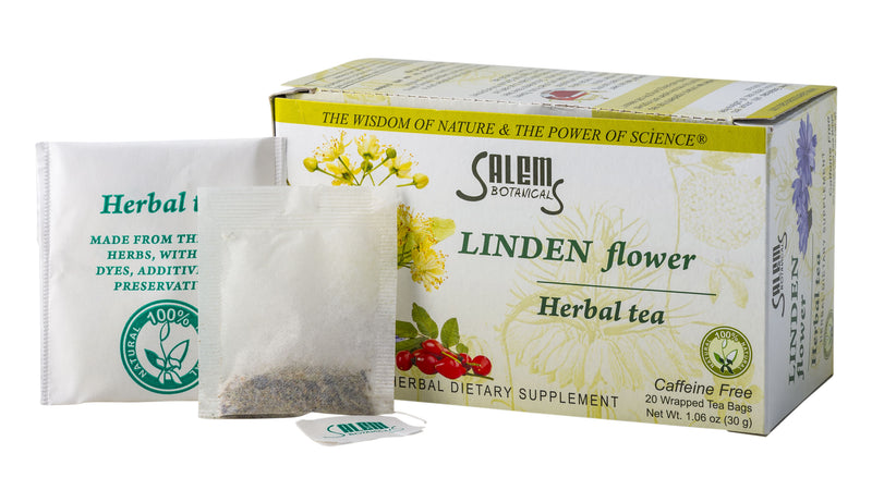 Linden Tea - 20 Tea Bags - Herbal Tea For Immune Support & Relaxation Support