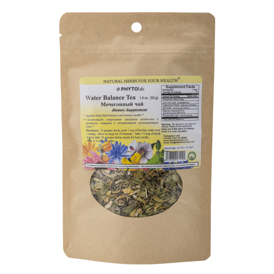 Balance Tea Water Balance Tea Blend - 1.8 oz - Herbal Blend for Fluid Balance & Ur ...