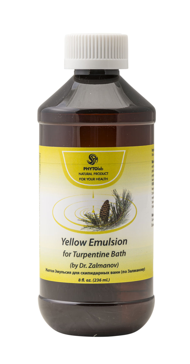 Yellow Turpentine Rejuvenating Bath Emulsion by Dr. Zalmanov